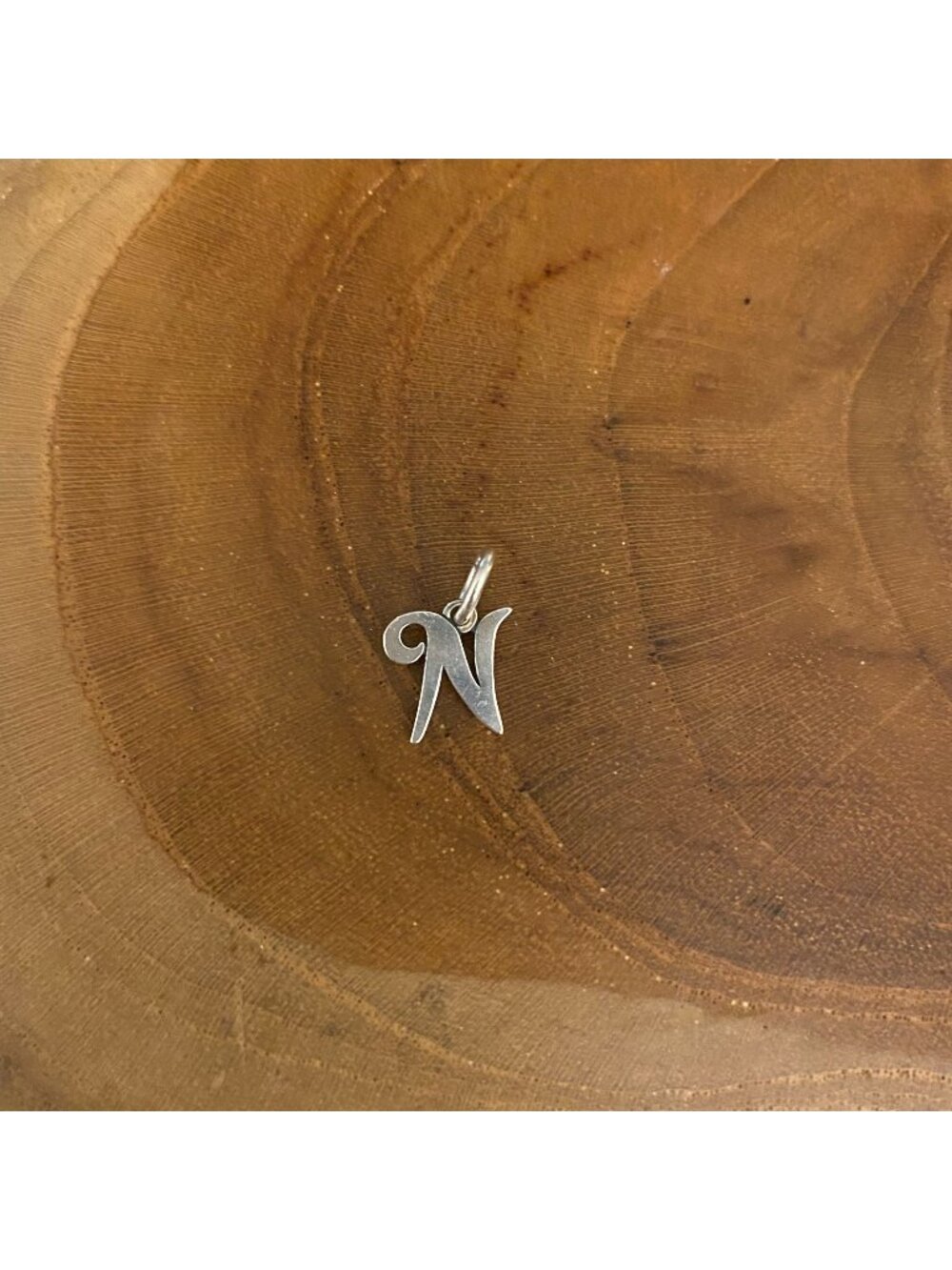 James Avery Script Initial "N" Charm, Sterling Silver